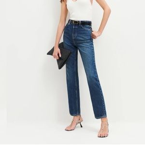 REFORMATION CYNTHIA HIGH RISE STRAIGHT JEAN